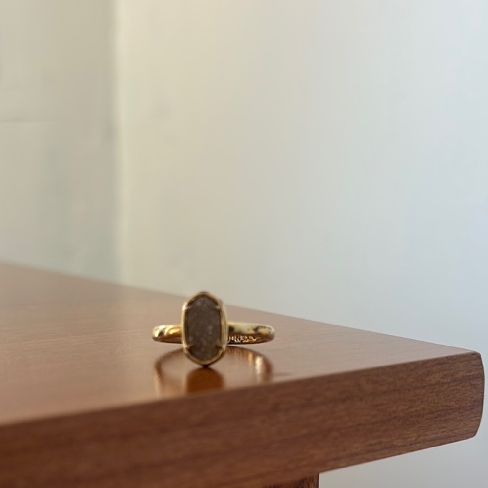 Kendra Scott Gold Textured Ring